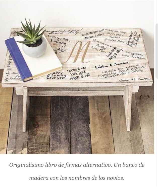 Libro de firmas diferente - 2