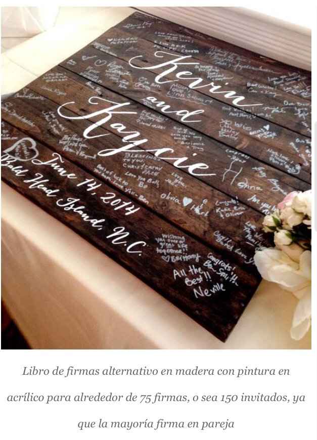 Libro de firmas diferente - 10