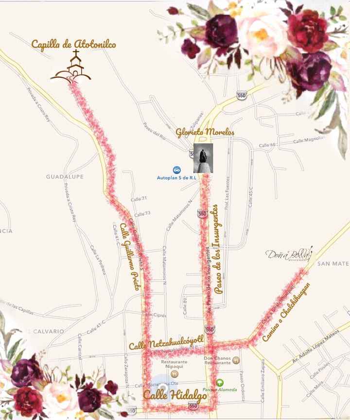 Mapas de las invitaciones - 1