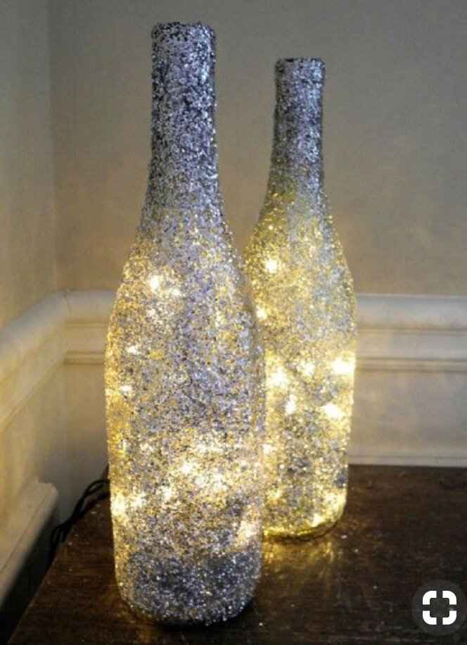 Centros de mesas con botellas - 10