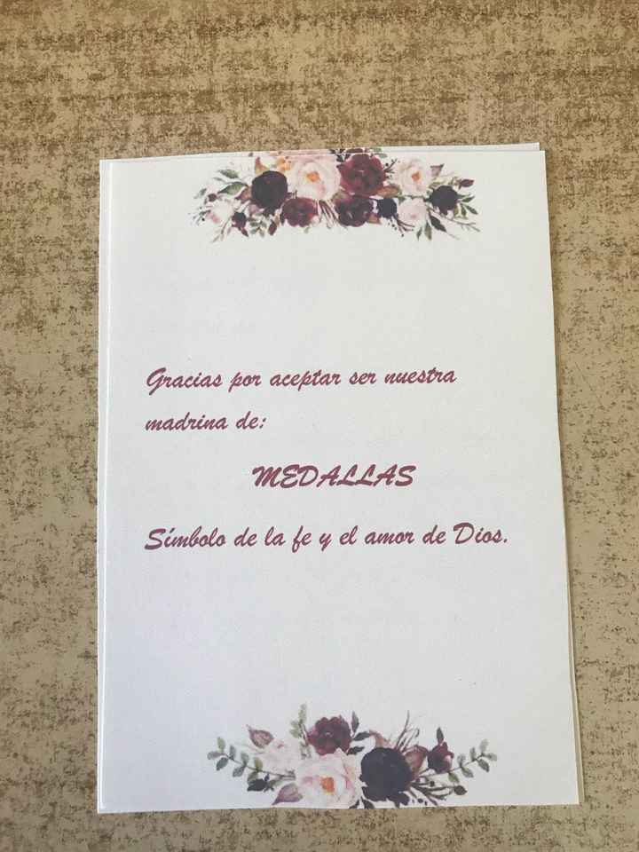 Tarjetas padrinos - 2