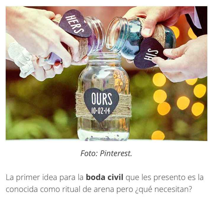 Rituales para la boda civil - 2