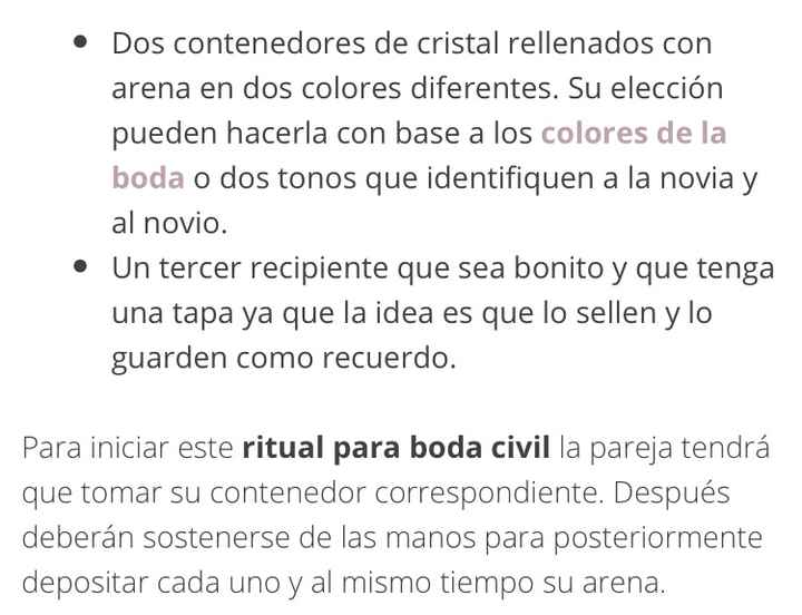 Rituales para la boda civil - 3