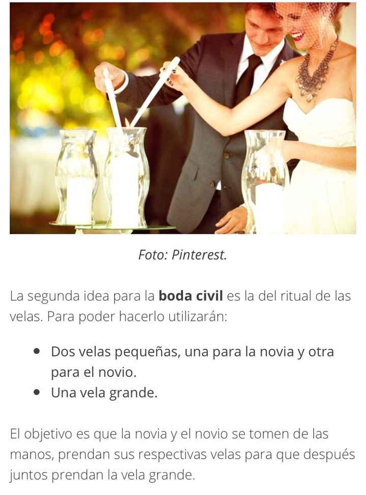 Rituales para la boda civil - 4