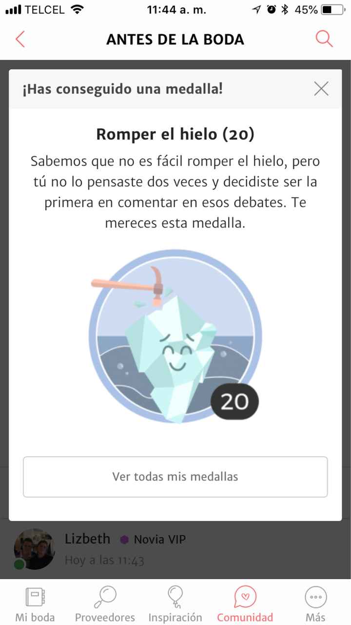 Nueva medalla - 1