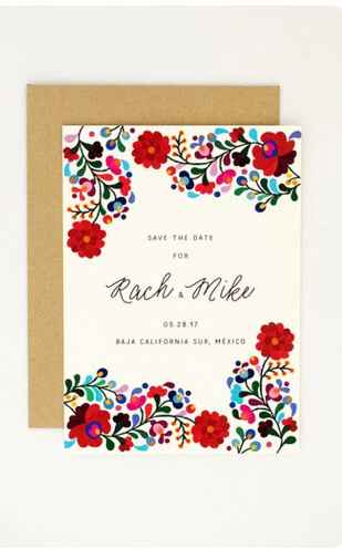 Invitaciones boda mexicana - 1