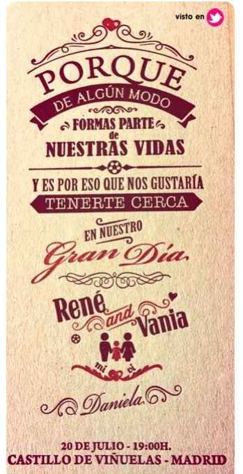 Invitaciones vintage - 2