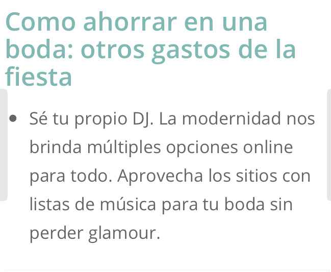 Ideas para ahorrar en tu boda - 16