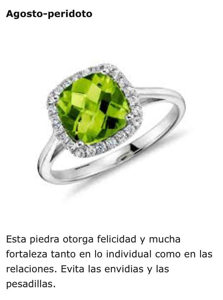 ¿que piedra preciosa debe llevar tu anillo de compromiso según el mes en el que naciste? - 9