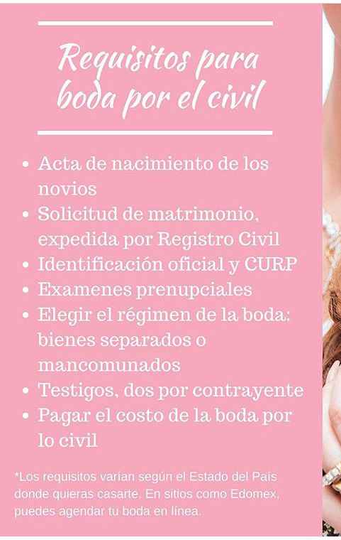 Requisitos boda civil - 1