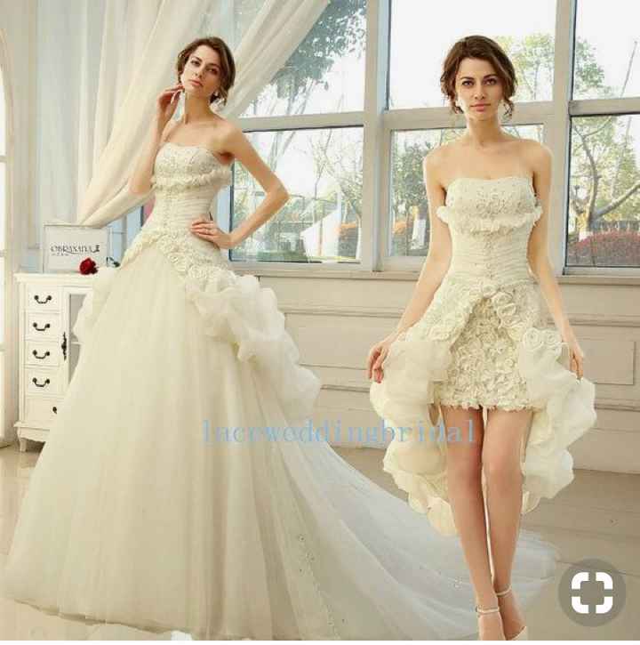 Vestidos de novia desmontables - 3