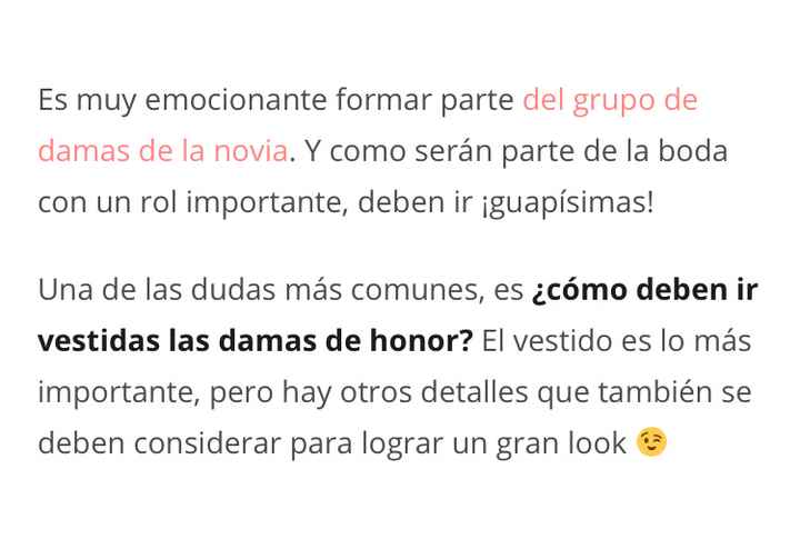 Damas de honor - 4