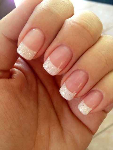 Manicura francesa para el gran día - 2