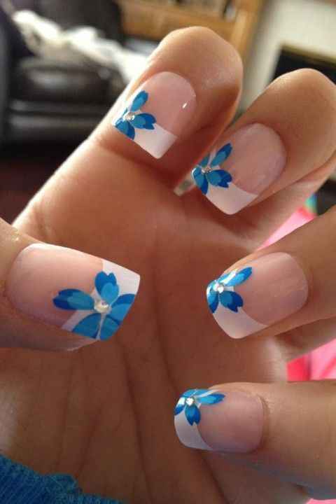 Manicura francesa para el gran día - 6