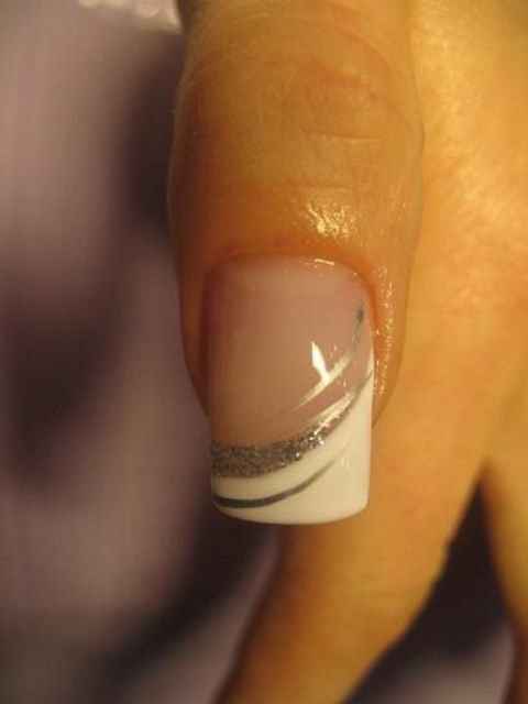Manicura francesa para el gran día - 7