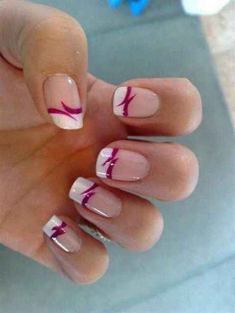 Manicura francesa para el gran día - 12