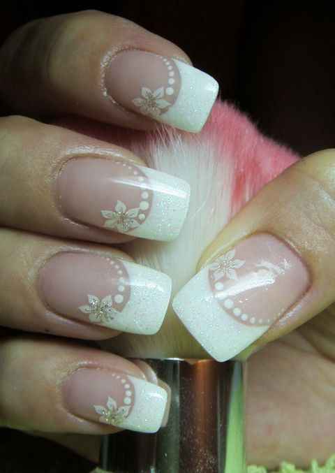 Manicura francesa para el gran día - 14