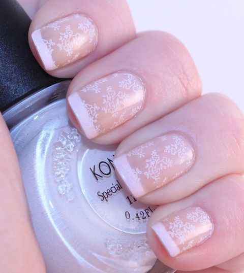 Manicura francesa para el gran día - 15