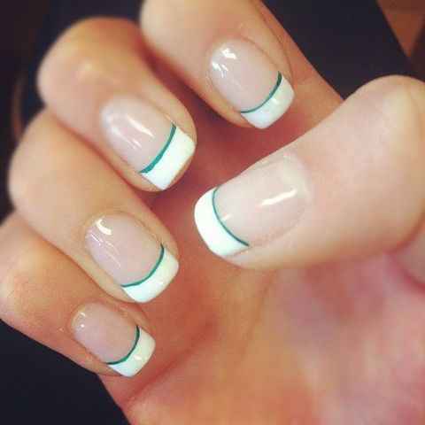 Manicura francesa para el gran día - 21
