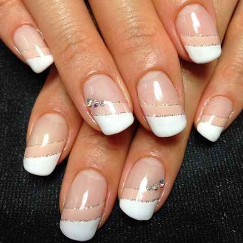Manicura francesa para el gran día - 22