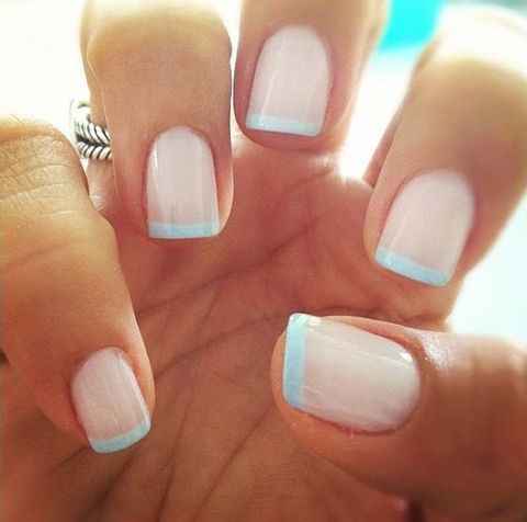 Manicura francesa para el gran día - 26