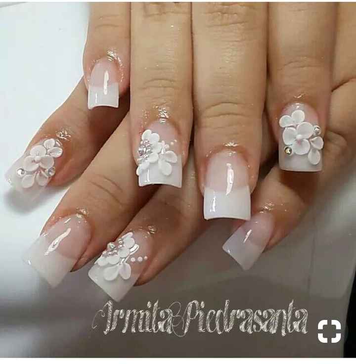 Manicura francesa para el gran día - 1