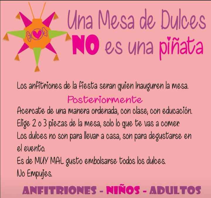 Hablando de mesas de dulces - 1