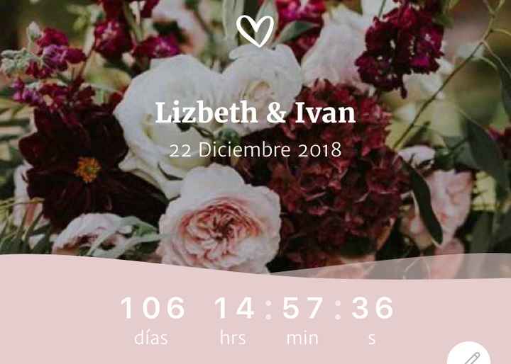 Cuantos días los separan del día  B💕💕 - 1