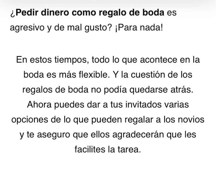 ¿como pedir dinero en la boda? - 2