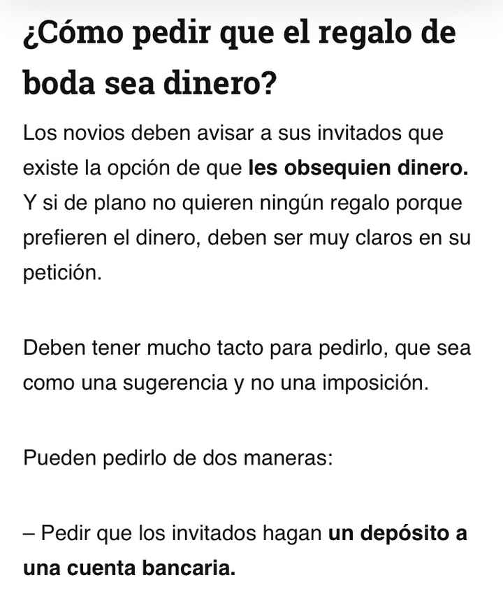 ¿como pedir dinero en la boda? - 6
