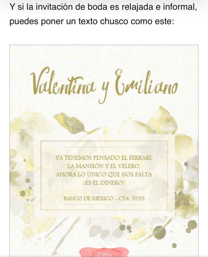 ¿como pedir dinero en la boda? - 14