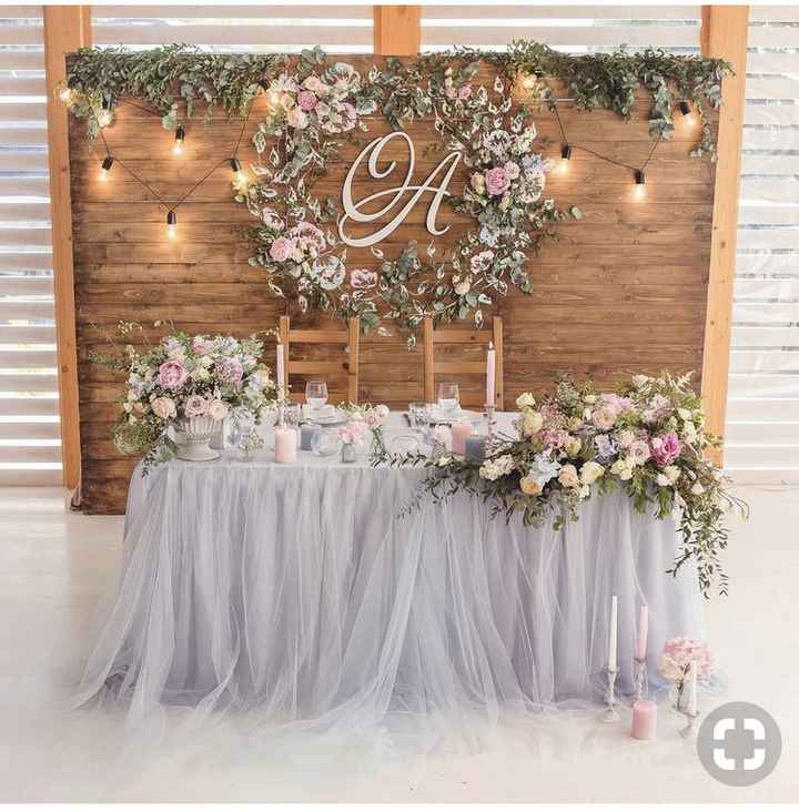 Tul en la mesa nupcial - 4