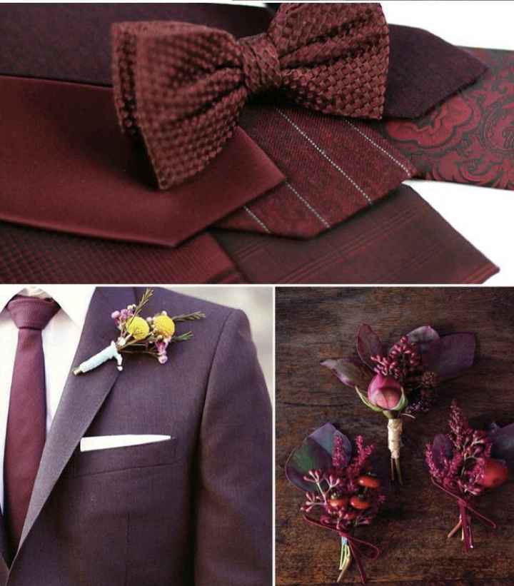 Bodas en color vino - 2