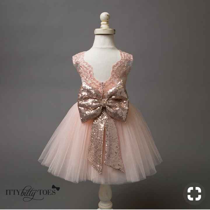 flower girl en rose gold - 2