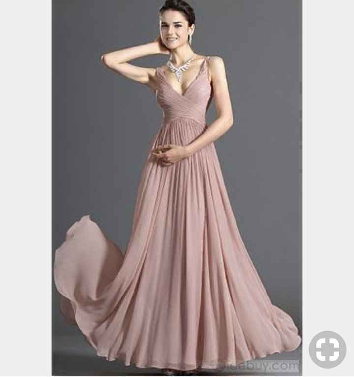 Vestidos rosas para la mamá de la novia - 2