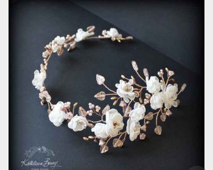 Hermosos tocados en rose gold - 1