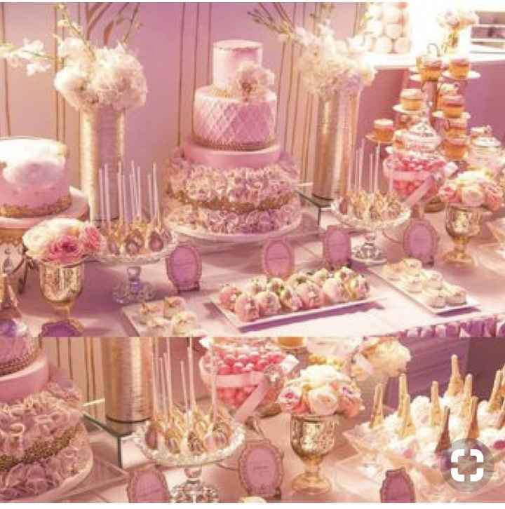 Mesas de postre en rosa - 7