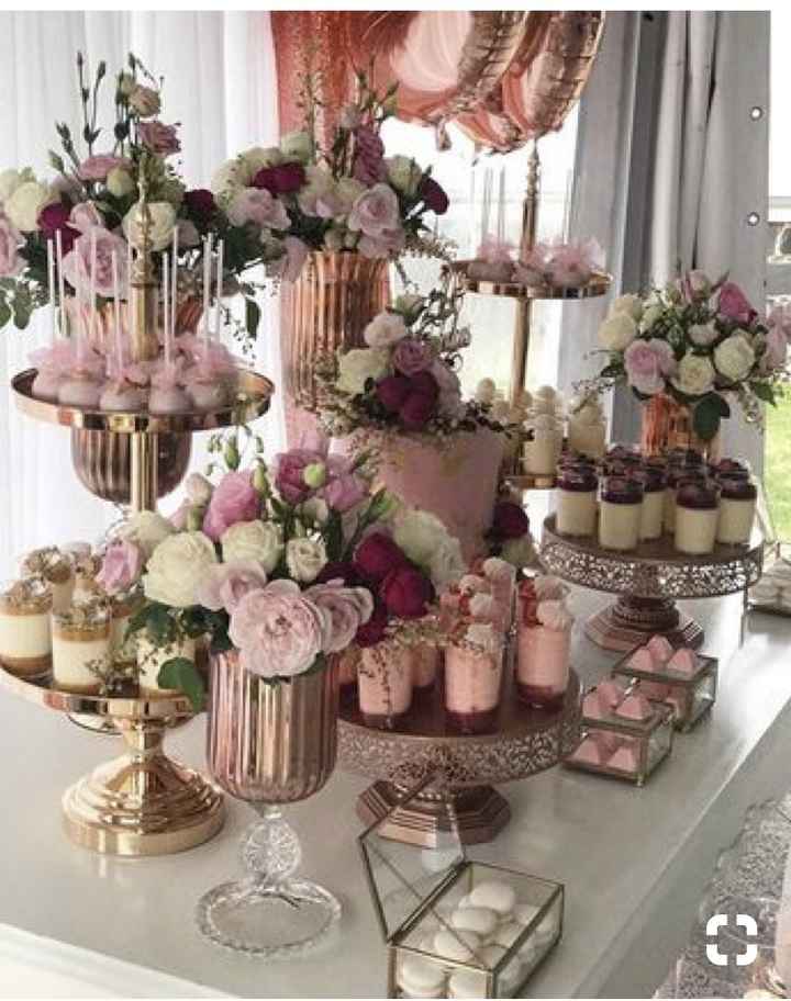 Mesas de postre en rosa - 8