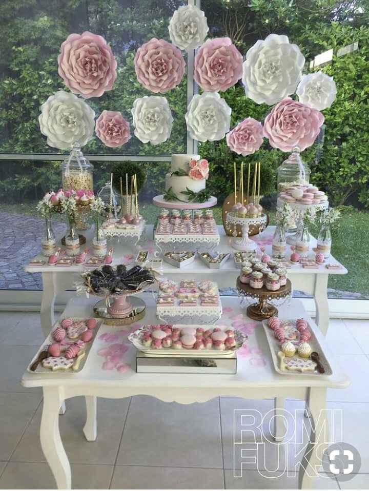 Mesas de postre en rosa - 12