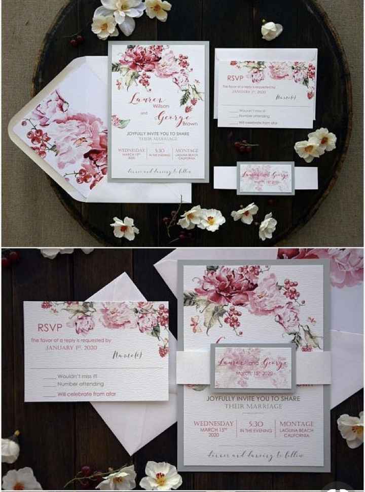 Invitaciones en rosa - 5