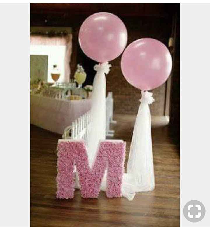 Decoración con globos rosas - 3
