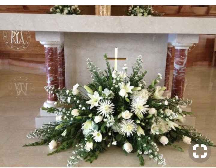 Arreglos del altar - 1