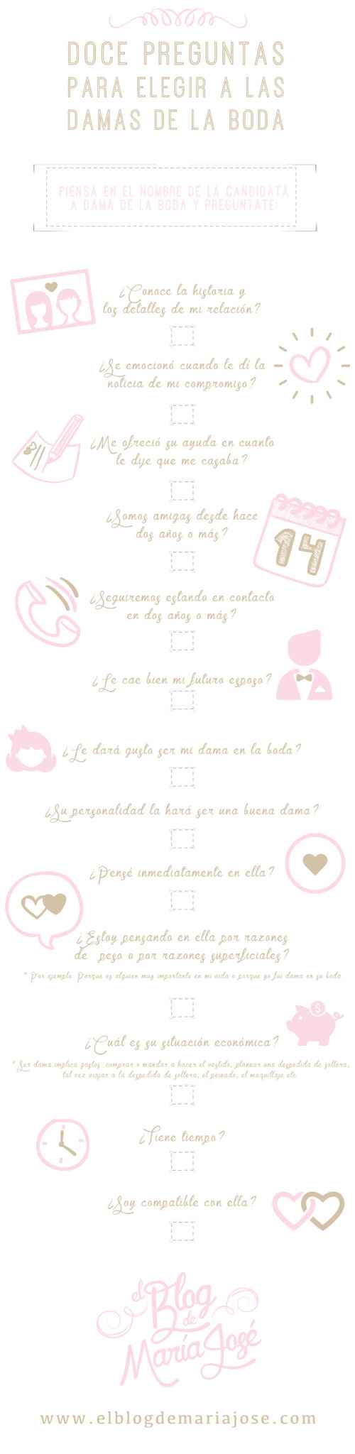 Preguntas para escoger a tus damas - 1