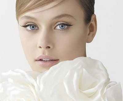 3. El maquillaje de una dama de hielo.