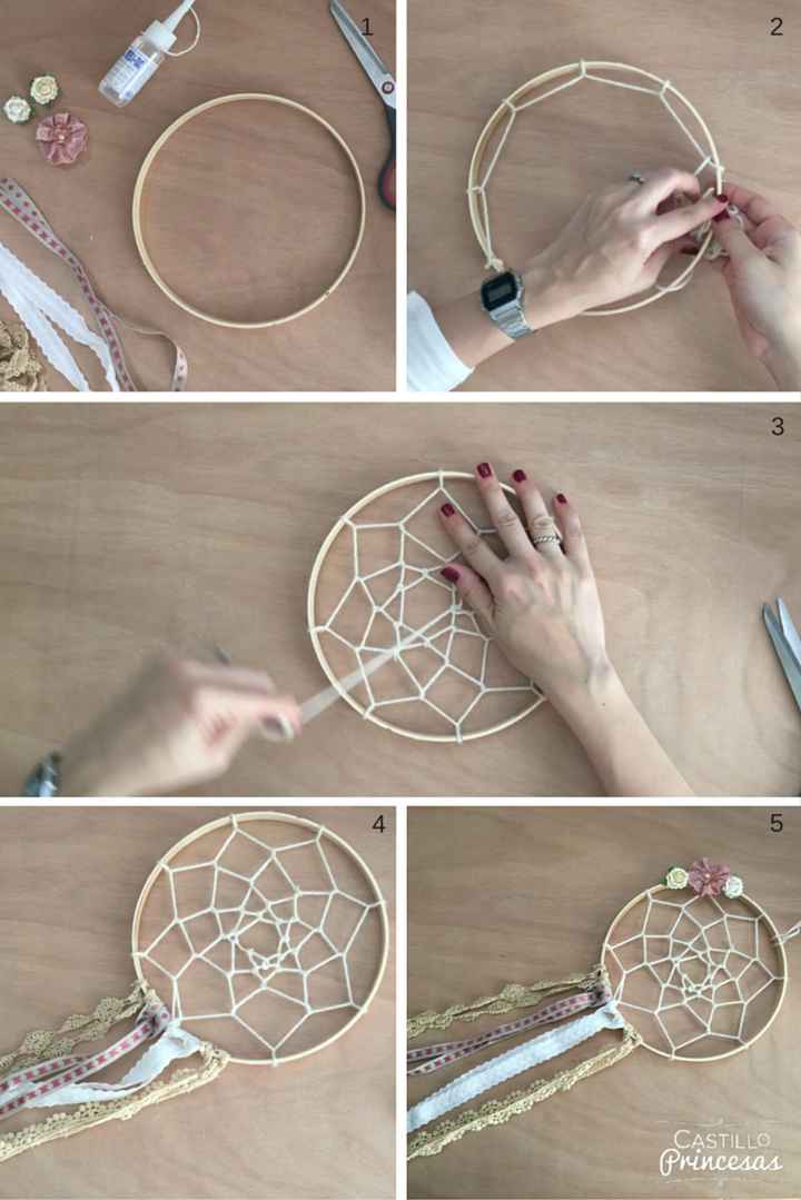 Atrapa sueños como decoración de la boda - 1
