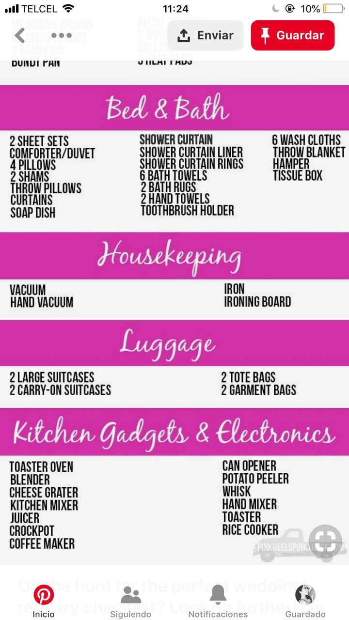 Mesa de regalos /wedding registry preguntas - 3