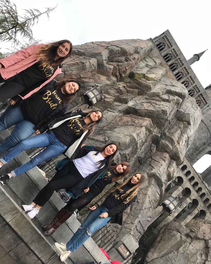 Primer despedida de soltera con mis damas 💜👰🏽 - 1