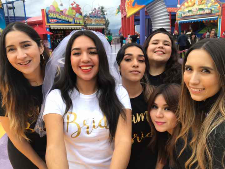 Primer despedida de soltera con mis damas 💜👰🏽 - 2