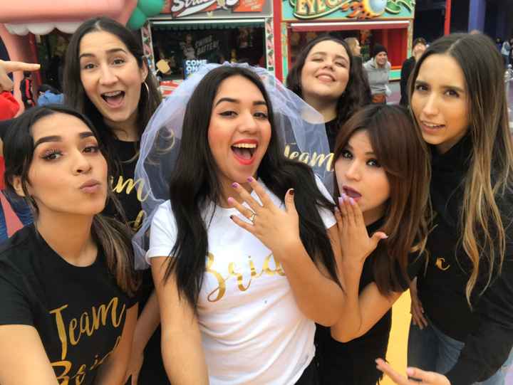 Primer despedida de soltera con mis damas 💜👰🏽 - 3