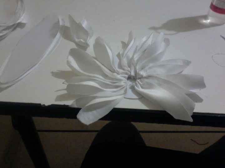 Por fin ,,!!! mis crisantemos de tela !!!!! - 6